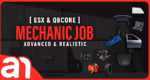 Aperçu de la ressource FiveM « Travail de mécanicien VIP [QBCore et ESX] »