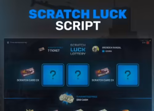 Scratch Lottery FiveM resource preview