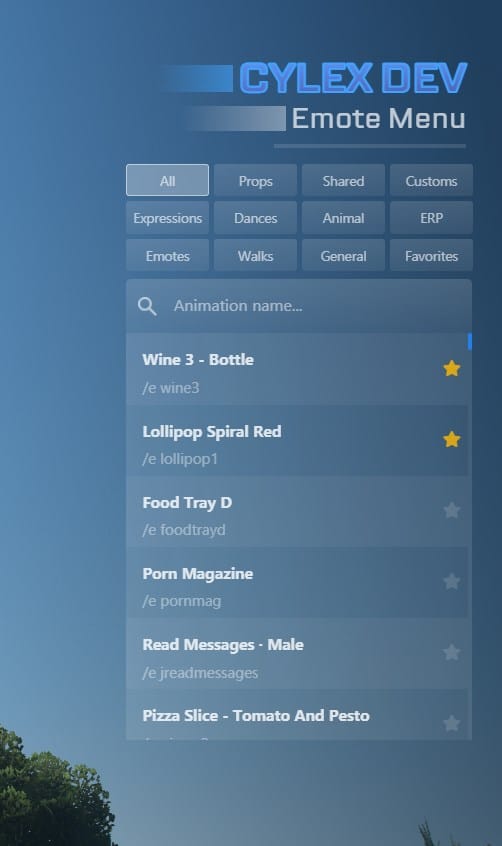 Animation Menu (Custom Emotes, Dances) FiveM Script - esx 2