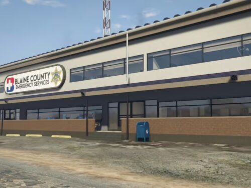 Service d'ambulance et poste de police de Sandy Shores FiveM