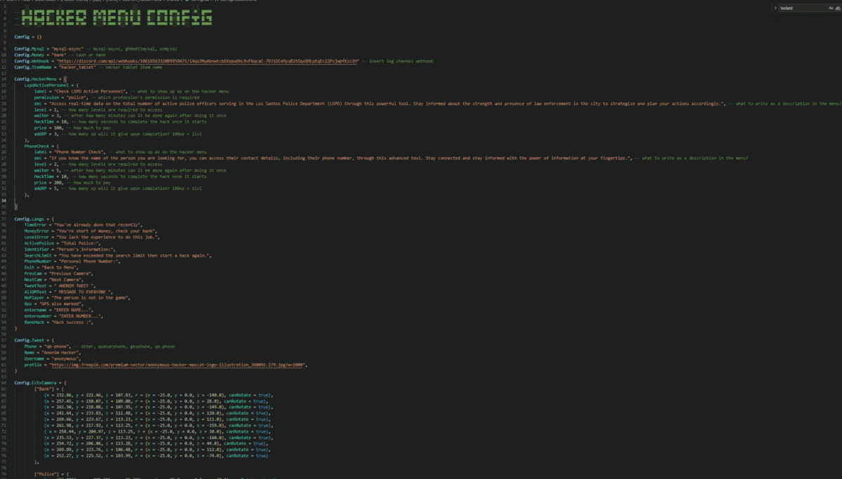 Realistic Hacker Menu FiveM resource preview 2