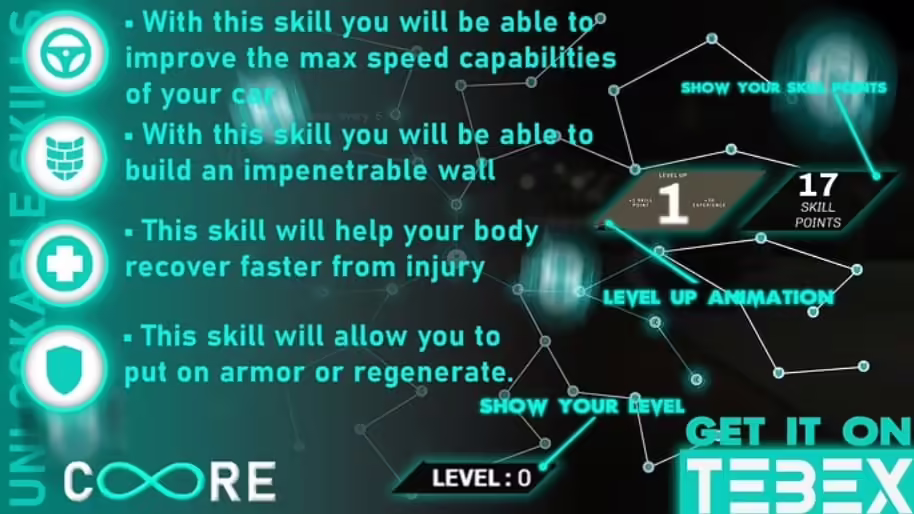 Core – Skill System FiveM Script - qbcore 3