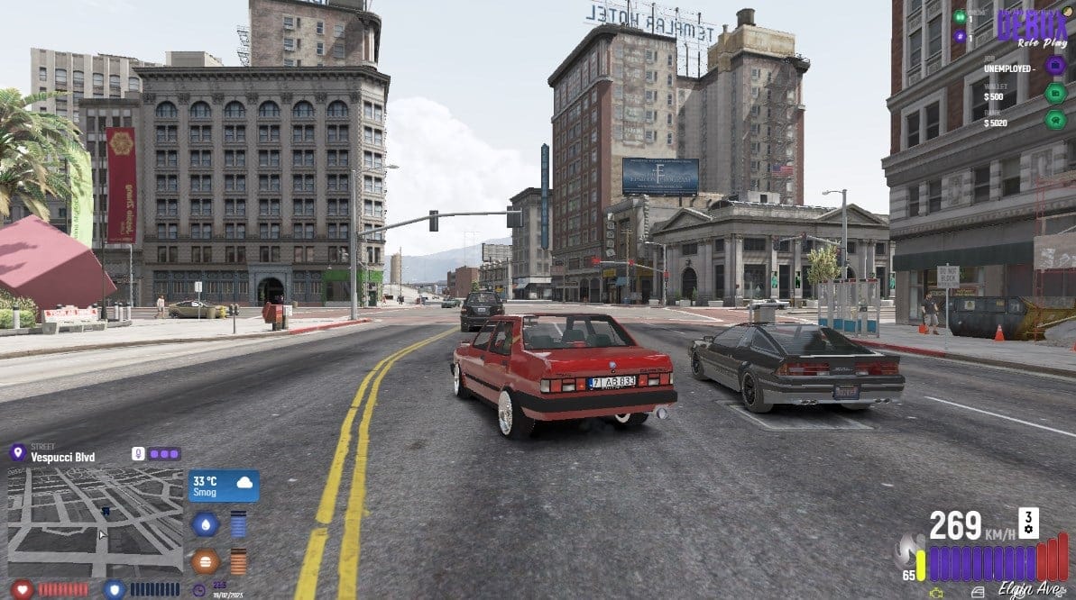 BakiTelli HUD V1 FiveM Script - esx 3