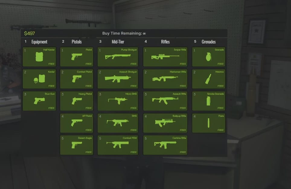 GUN MENU | Inspired by CS 2 FiveM Script - esx 2