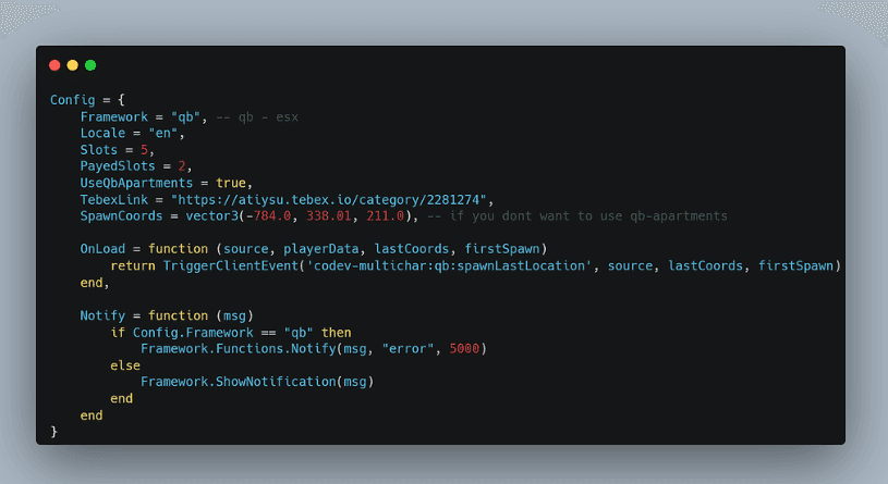 CodeV MultiCharacter