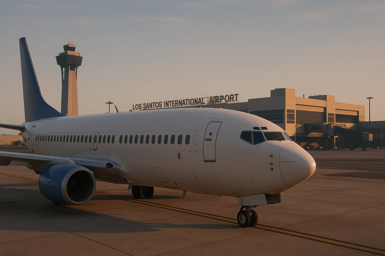 Los Santos Airport. -Getting New Players