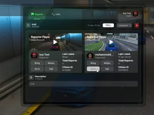 Système de signalement (izzy) FiveM