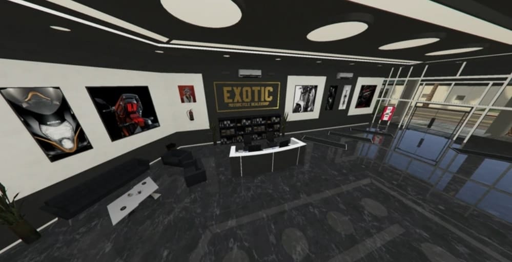 Exotic Motorcycle Dealership
