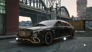Mercedes Brabus S850 (Animated Lights)