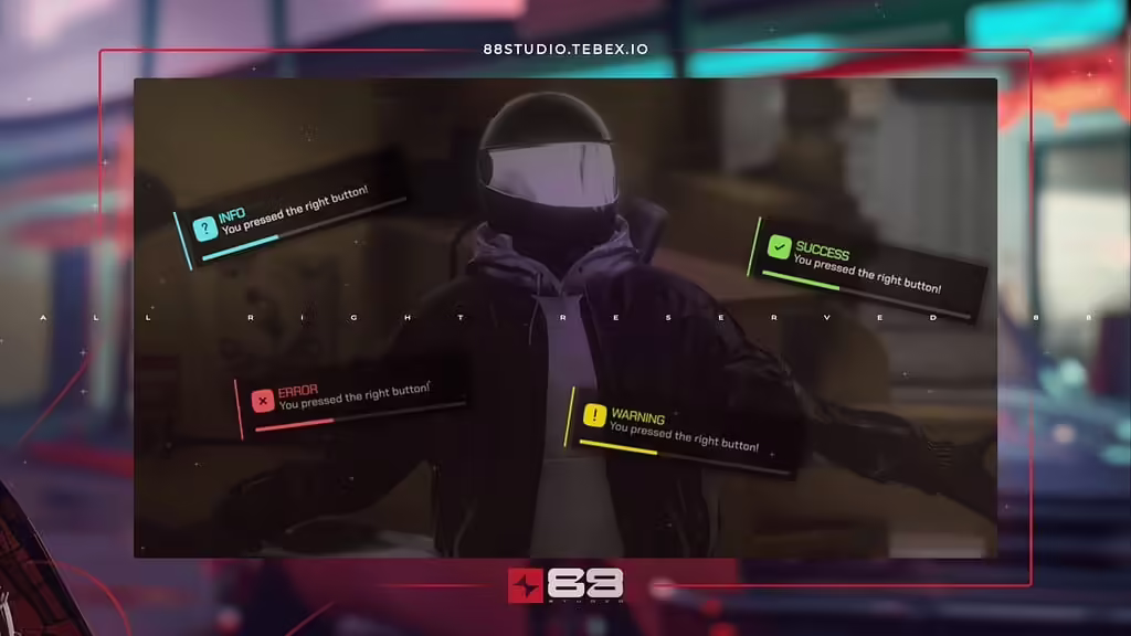 88studio Notify – Free FiveM Mods