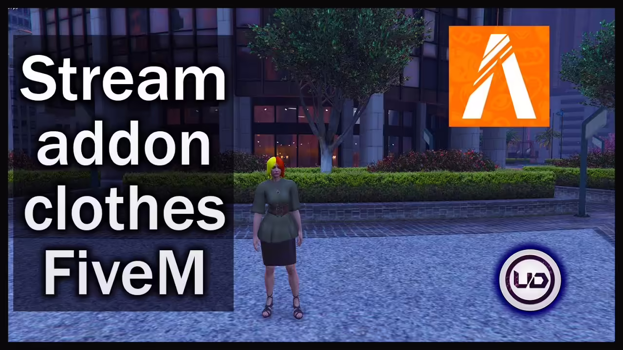 Como transmitir roupas/adereços adicionais (modelos FiveM)