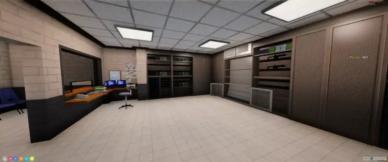 FiveM_b2944_GTAProcess 2024-06-04 03-19-27 Police Department - MLO FiveM FiveM Interior Screenshot