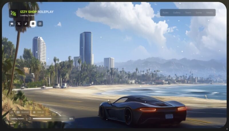 izzy Loading Screen v7 FiveM