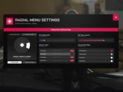 FiveM Mod Debux Radial Menu