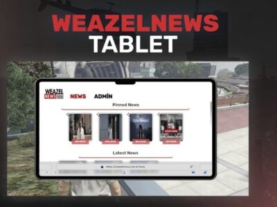 FiveM Mod weazel-news-tablet