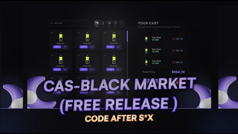 Script gratuito do mercado negro – Mods gratuitos para FiveM