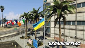 Ukrainian Flag Texture for GTA and FiveM