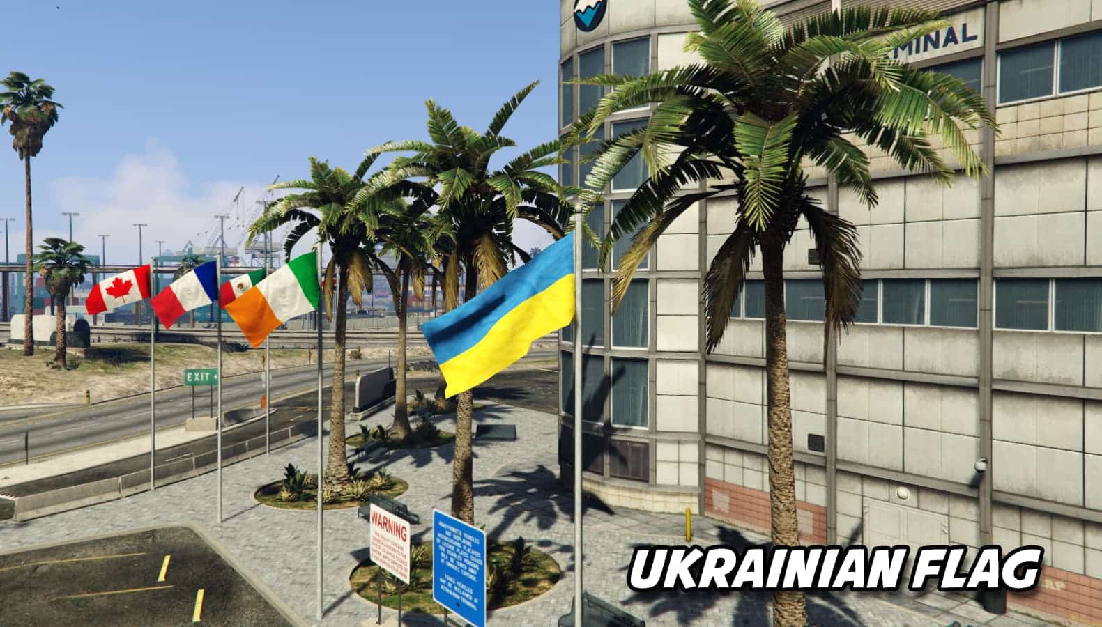 Ukranian Flag Texture: Stunning Must-Have Addon for GTA