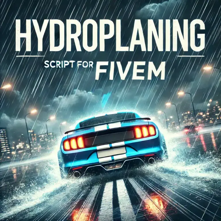 Script de hidroplanagem – Mods gratuitos para FiveM