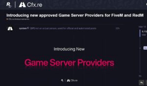 Sono arrivati i nuovi fornitori di server di gioco ufficialmente approvati