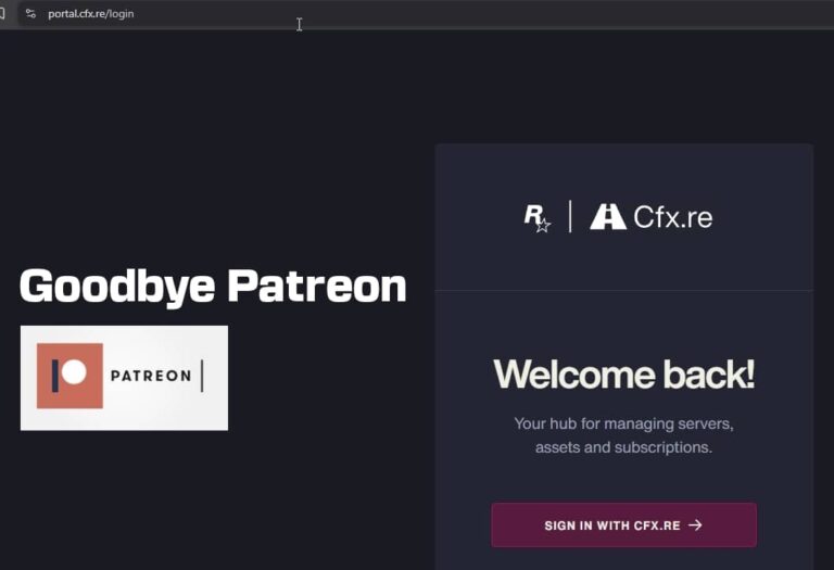 FiveM: Mudando do Patreon para o FiveM-Portal