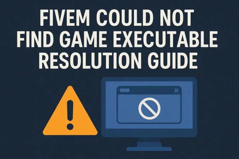 FiveM n'a pas pu trouver l'exécutable du jeu