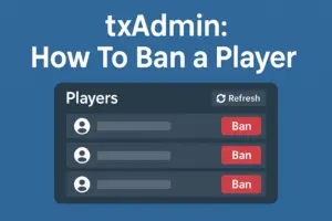 Divieto di txadmin fivem