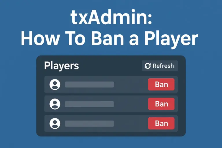fivem txadmin ban