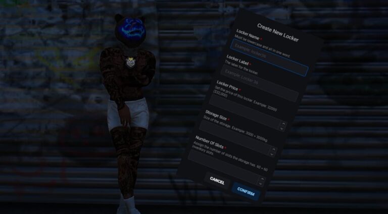 Randolio Lockers – Scripts de trabalho gratuitos para FiveM
