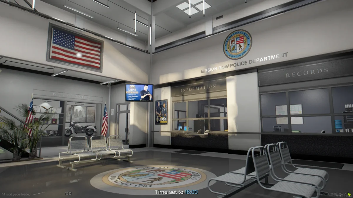 Kiiya MRPD (Mission Row Police) FiveM resource preview 2