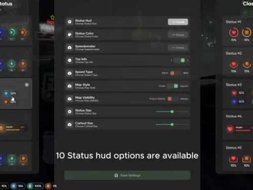 izzy5 izzy HUD v5 FiveM Interface Screenshot