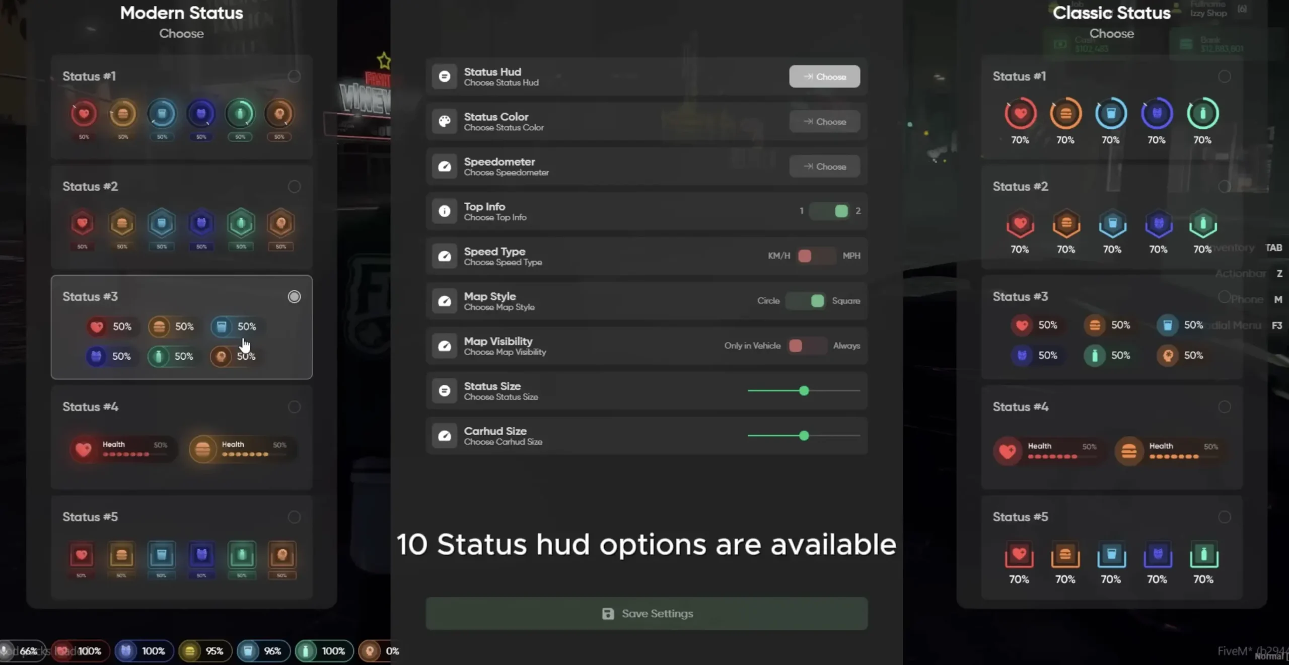 izzy HUD v5 FiveM Script - esx 2