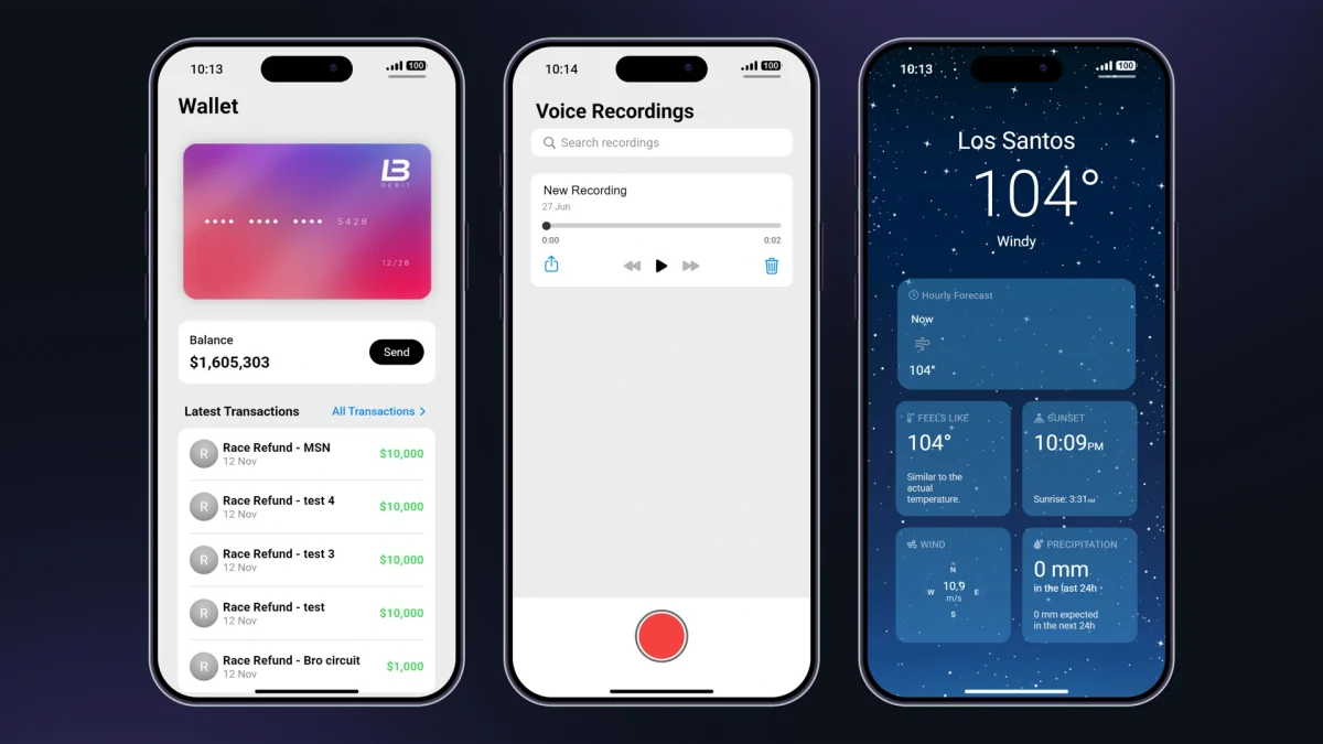 LB Phone v2 Apps-Bildschirm mit mehr Anwendungen