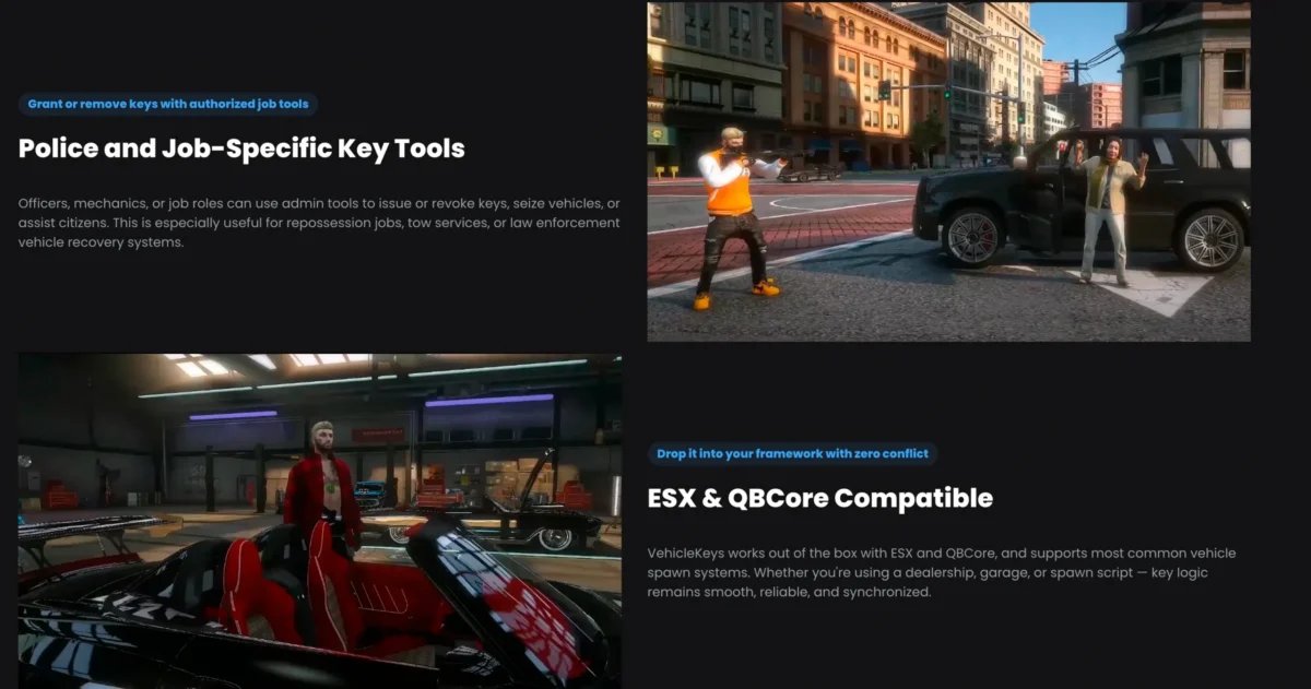 Quasar Vehiclekeys 2.0 FiveM resource preview 2