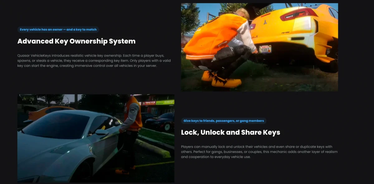 Quasar Vehiclekeys 2.0 FiveM resource preview 4