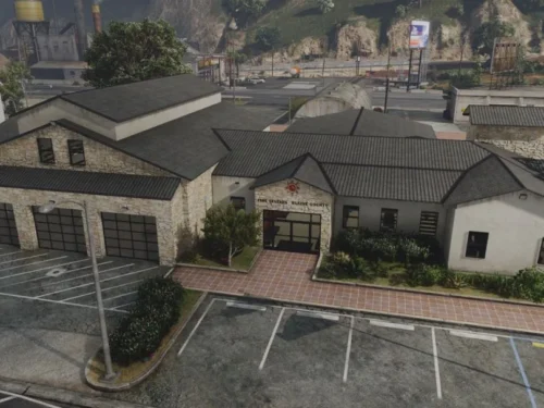 RedSaint Paleto fire department FiveM MLO thumbnail