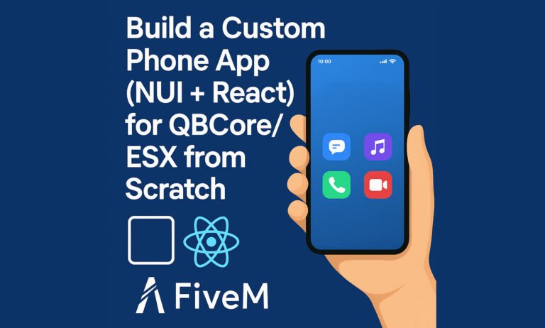 Erstellen Sie eine benutzerdefinierte FiveM-Telefon-App