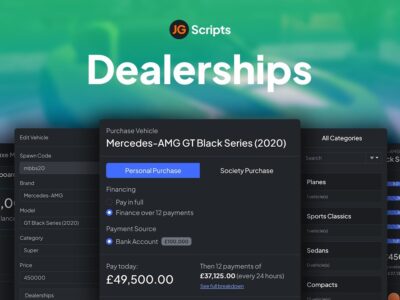 FiveM Mod jg-dealerships