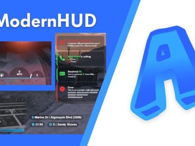 FiveM Mod modernhud