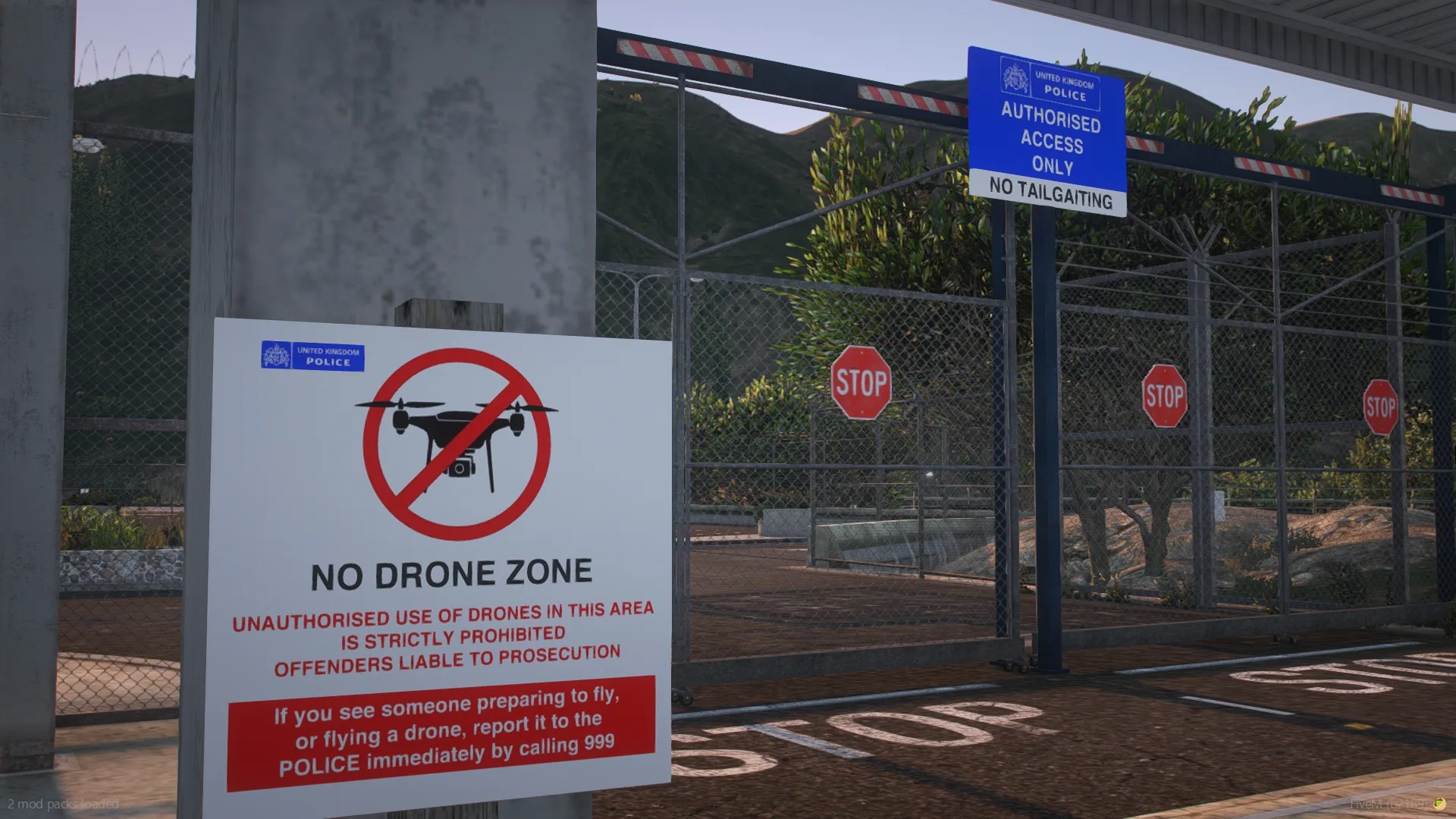 UK Police Traffic Base FiveM Script - esx 2