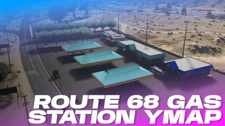 Mapa YMAP do Posto de Serviço da Rota 68 para Roleplay no FiveM