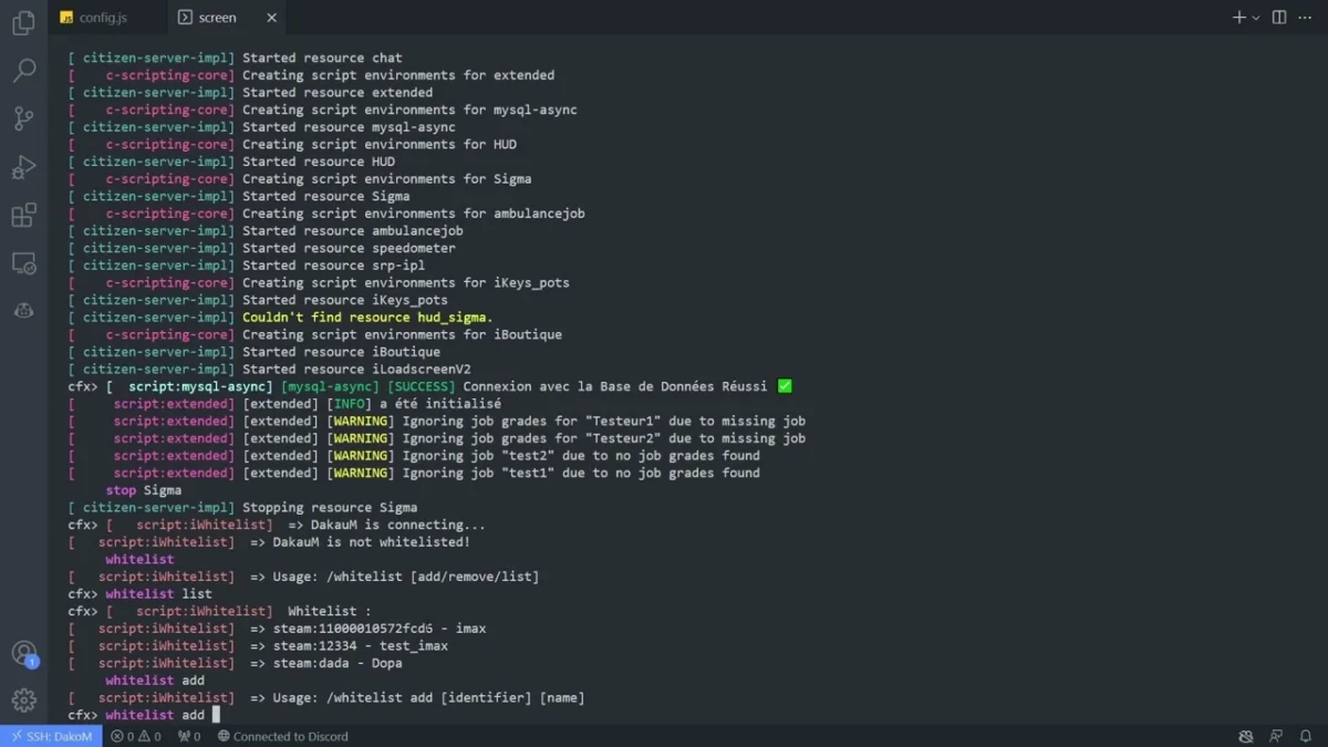 ADN’s Whitelist System