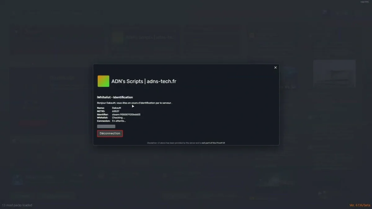 ADN’s Whitelist System