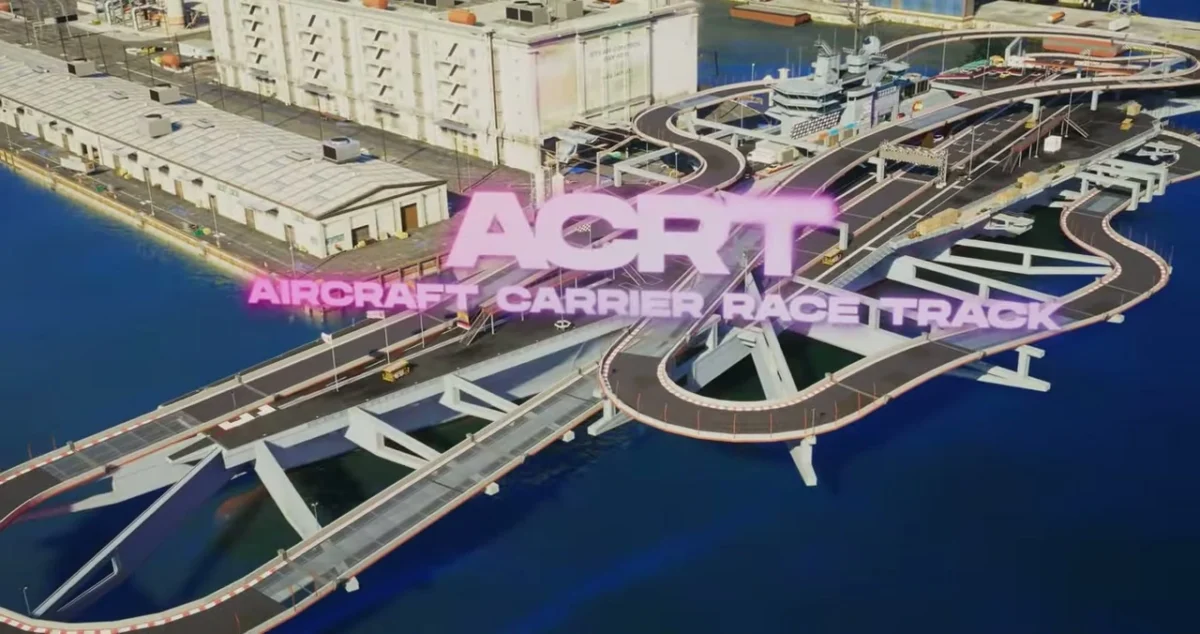Aircraft Carrier Racetrack FiveM resource preview 3