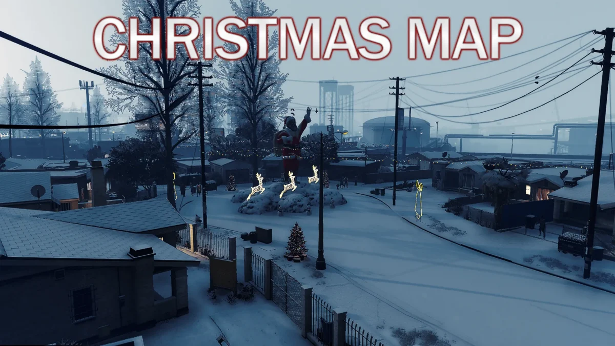 christmas Vista previa del recurso FiveM del Mapa de Navidad