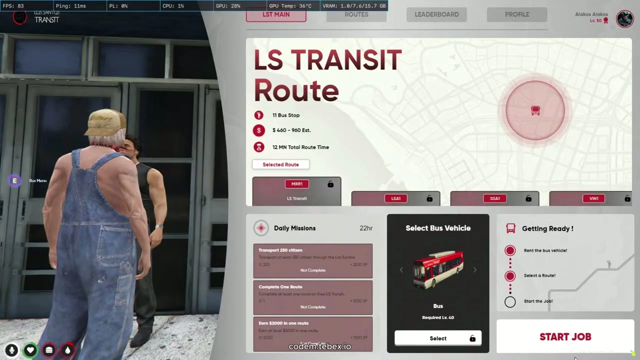 CodeM LSTransit FiveM Script - esx 6