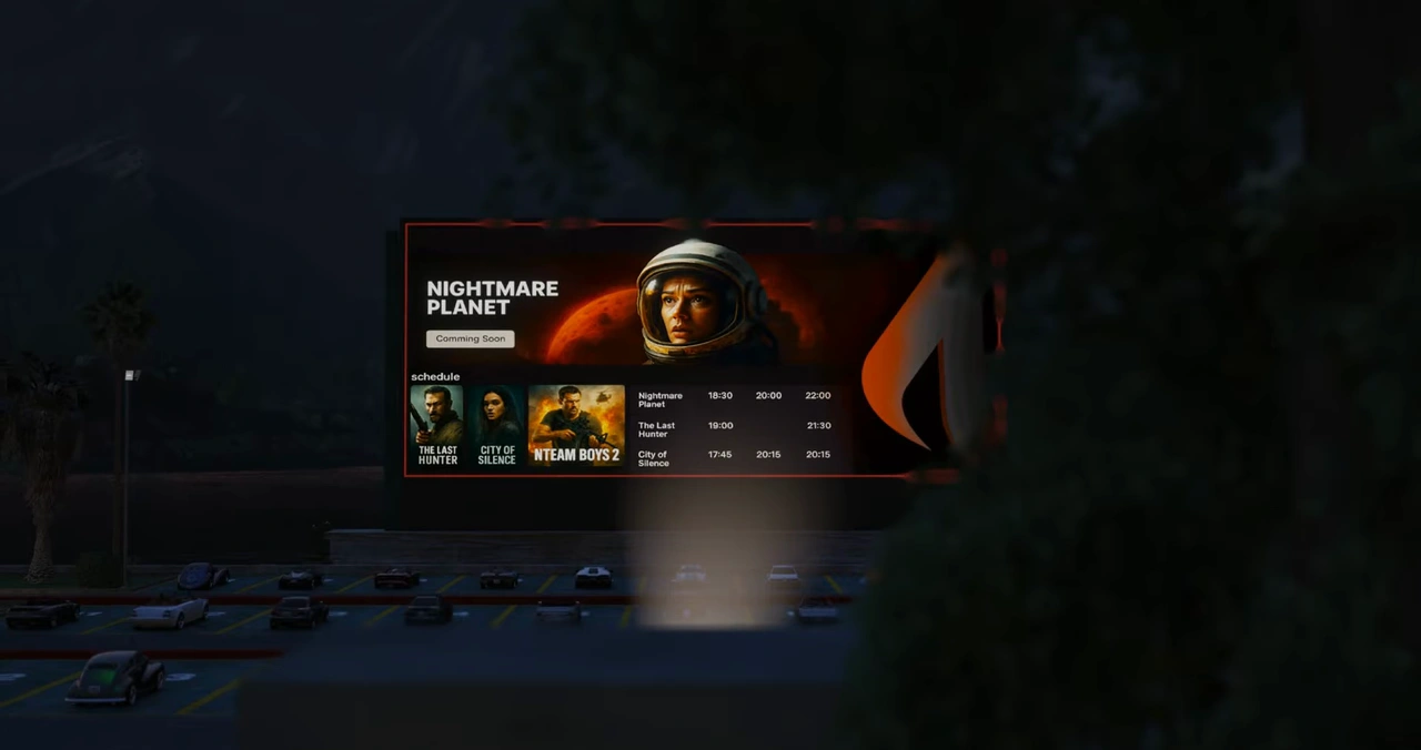 Drive-In Cinema FiveM Script - esx 8