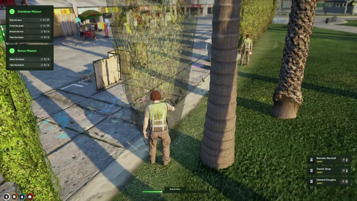 Multiplayer Gardener Job FiveM resource preview 6