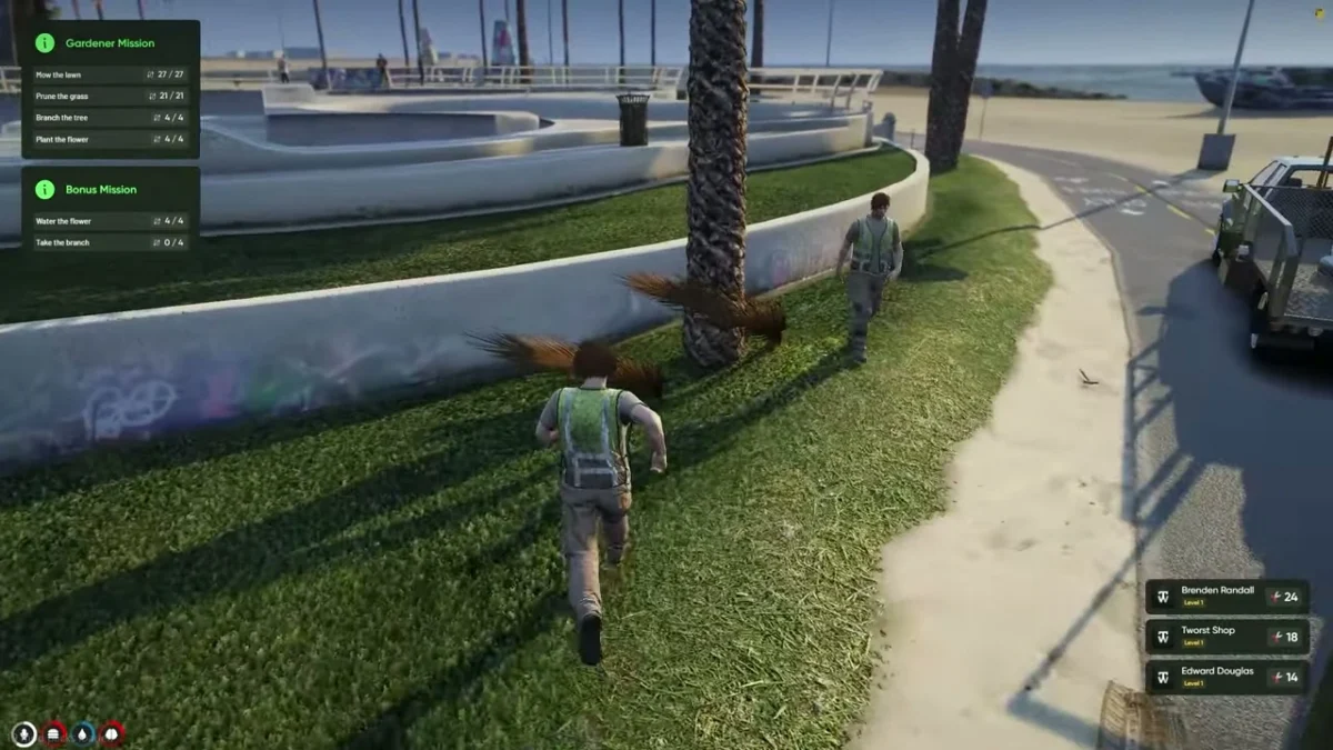 Multiplayer Gardener Job FiveM resource preview 11