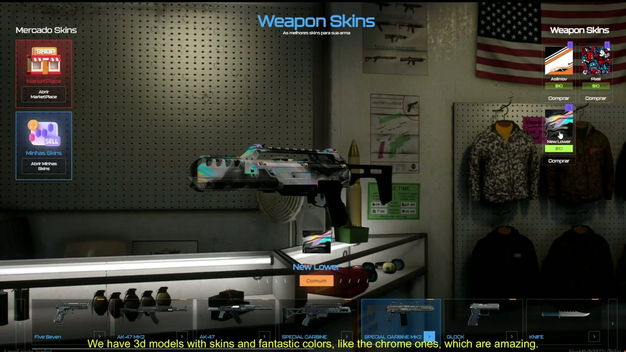 Energy Skins Weapons V2 - ESX - QBCORE FiveM Script - esx 3